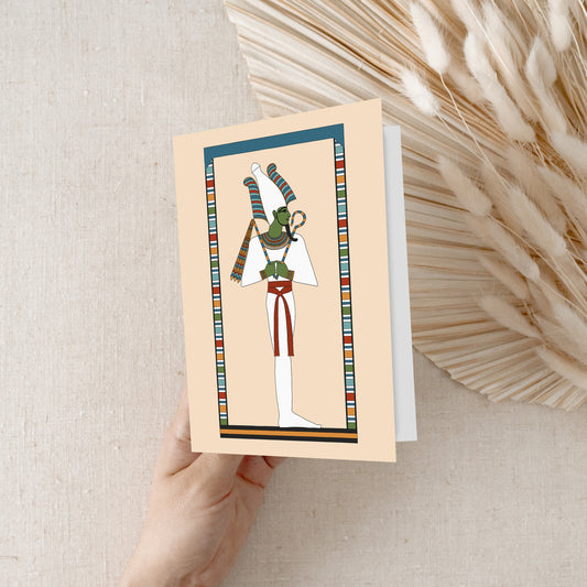 Osiris Greeting Card