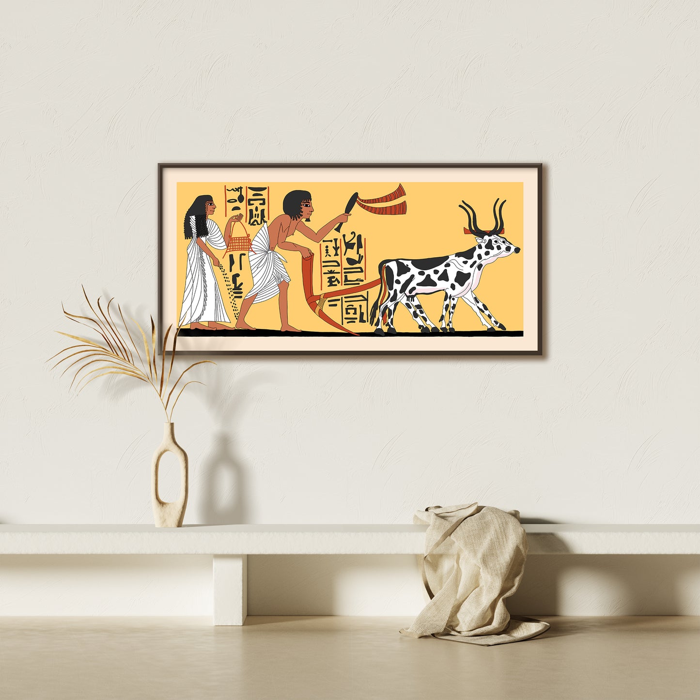 Ploughing in Sekhet Aaru Giclée Print