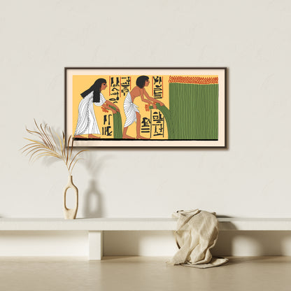 Tending Crops in Sekhet Aaru Giclée Print