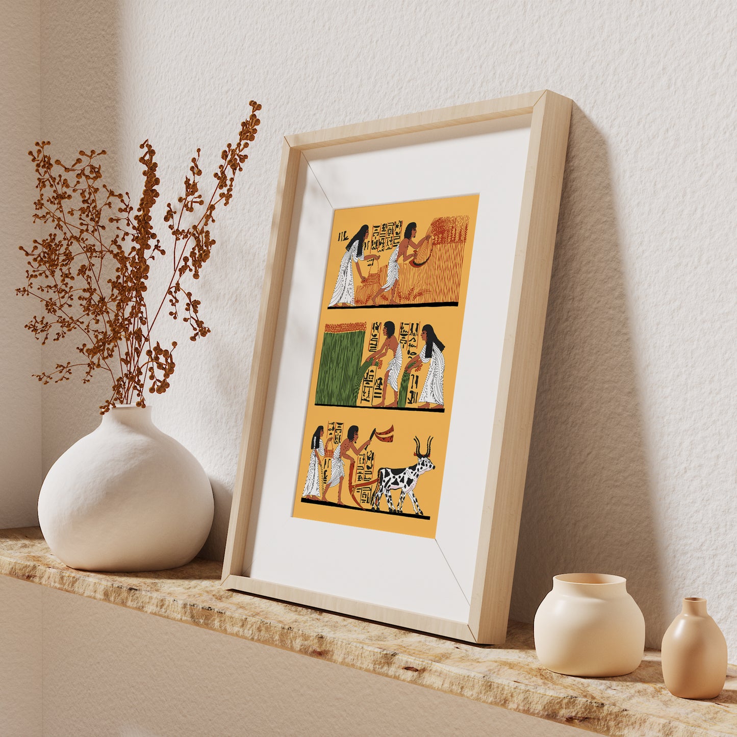 Sekhet Aaru Tryptych Giclée Print