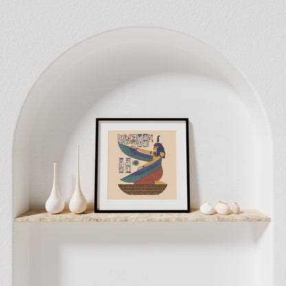 The Winged Goddess Maat Giclée Print
