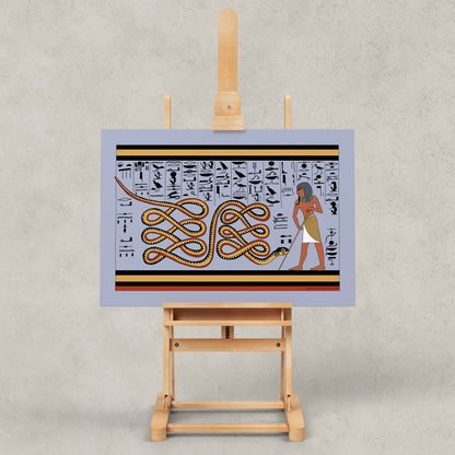 Atum Repelling Apep in the Underworld Giclée Print
