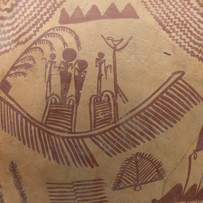 A Festival on the River Nile (Naqada Pot) Giclée Print