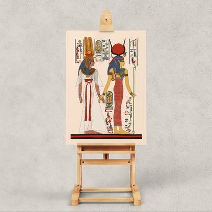 Queen Nefertari and Isis Giclée Print