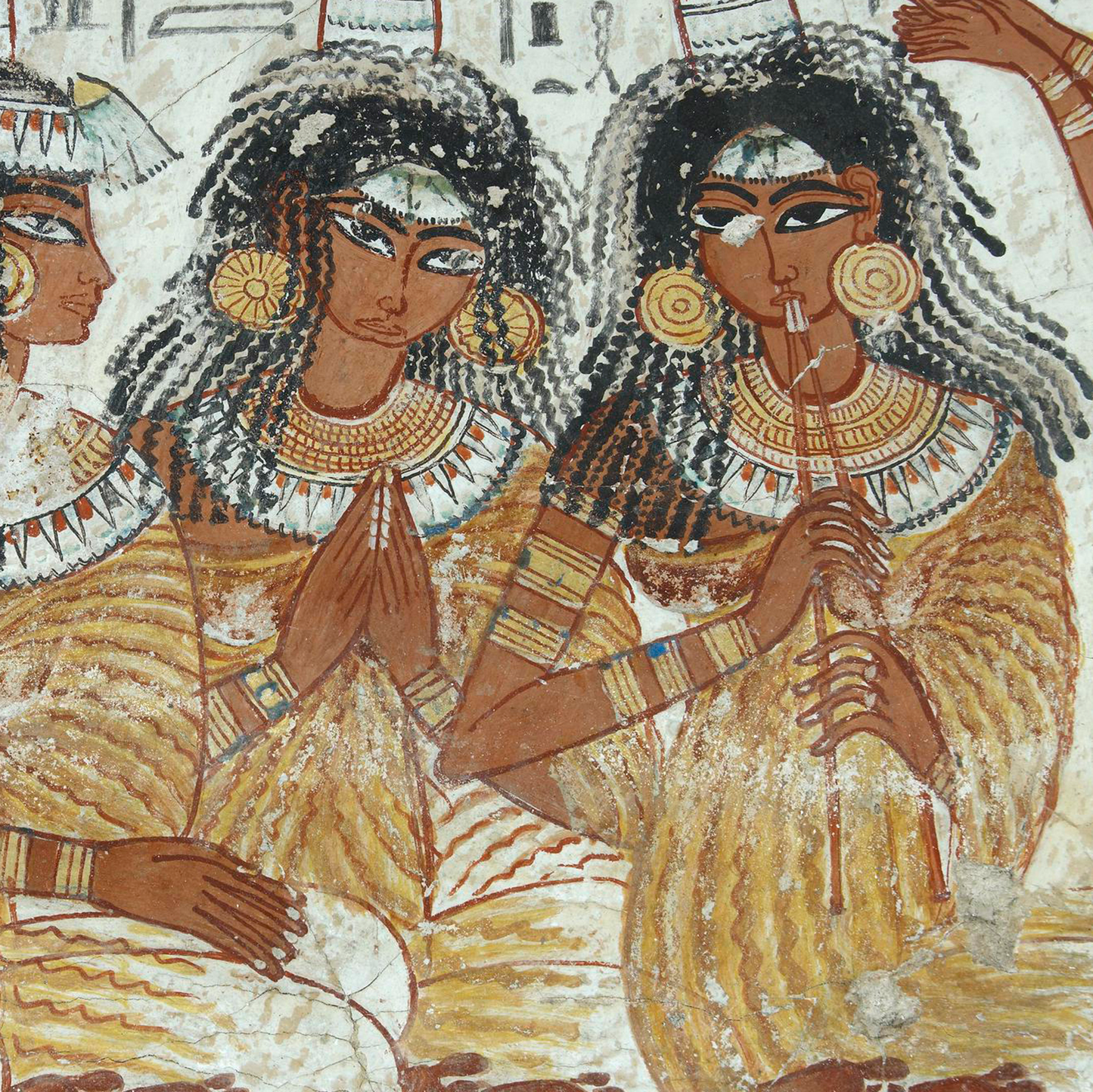 The Feast of Nebamun: Singing in Celebration Greeting Card