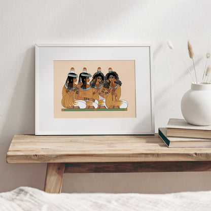 The Feast of Nebamun: Singing in Celebration Giclée Print