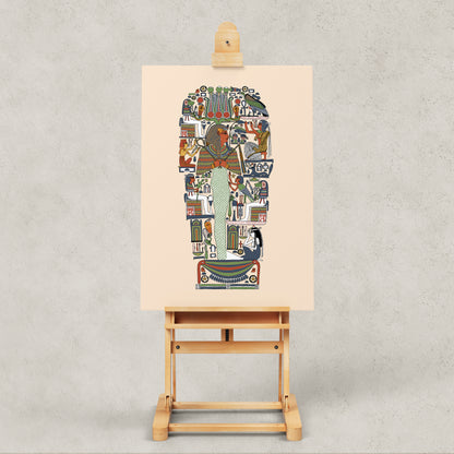 Deified Amenhotep I in the Guise of Osiris Giclée Print