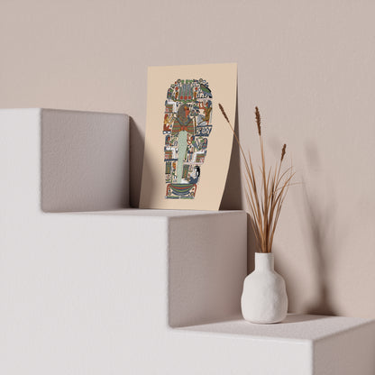 Deified Amenhotep I in the Guise of Osiris Giclée Print