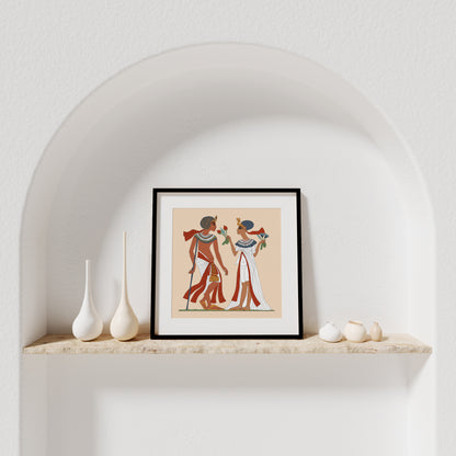 A Walk in the Garden Giclée Print