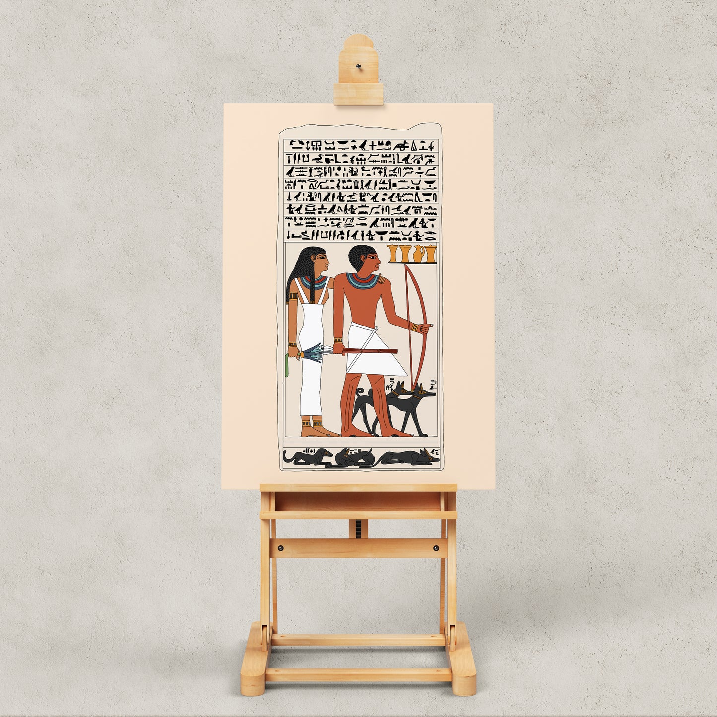 The Hunter Kay and His Hounds Giclée Print
