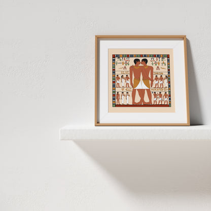 Brothers or Lovers? Niankhkhnum and Khnumhotep Giclée Print