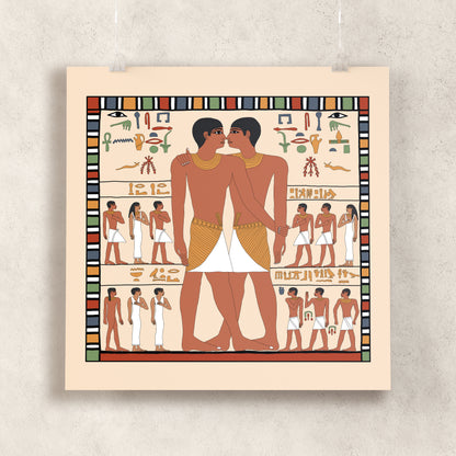 Brothers or Lovers? Niankhkhnum and Khnumhotep Giclée Print