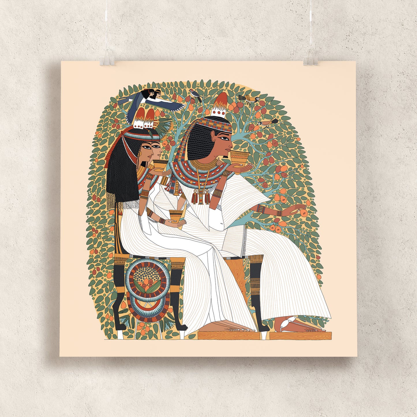 Userhat Beneath the Sycamore Tree Giclée Print