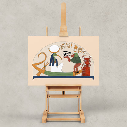 Iah-Thoth and the Wadjet Eye Giclée Print