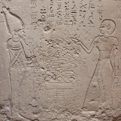 Inamun Making Offerings to Osiris Greeting Card