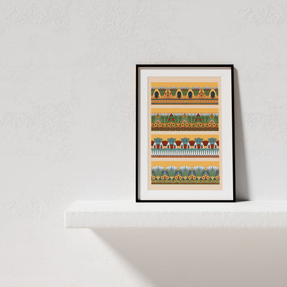 Floral Friezes from Theban Tombs Giclée Print
