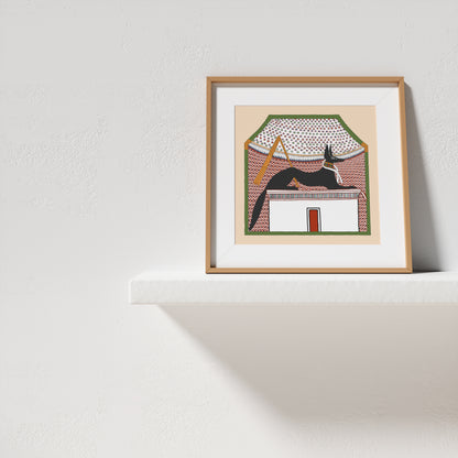 Anubis Guarding the Tomb of Pashedu Giclée Print