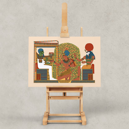 Seti I and the Sacred Persea Tree Giclée Print
