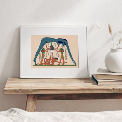 Geb and Nut at the Birth of the Cosmos Giclée Print