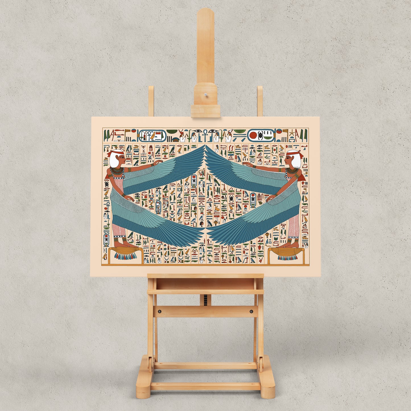 The Protective Embrace of Isis and Nephthys Giclée Print