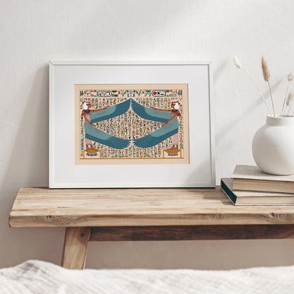 The Protective Embrace of Isis and Nephthys Giclée Print