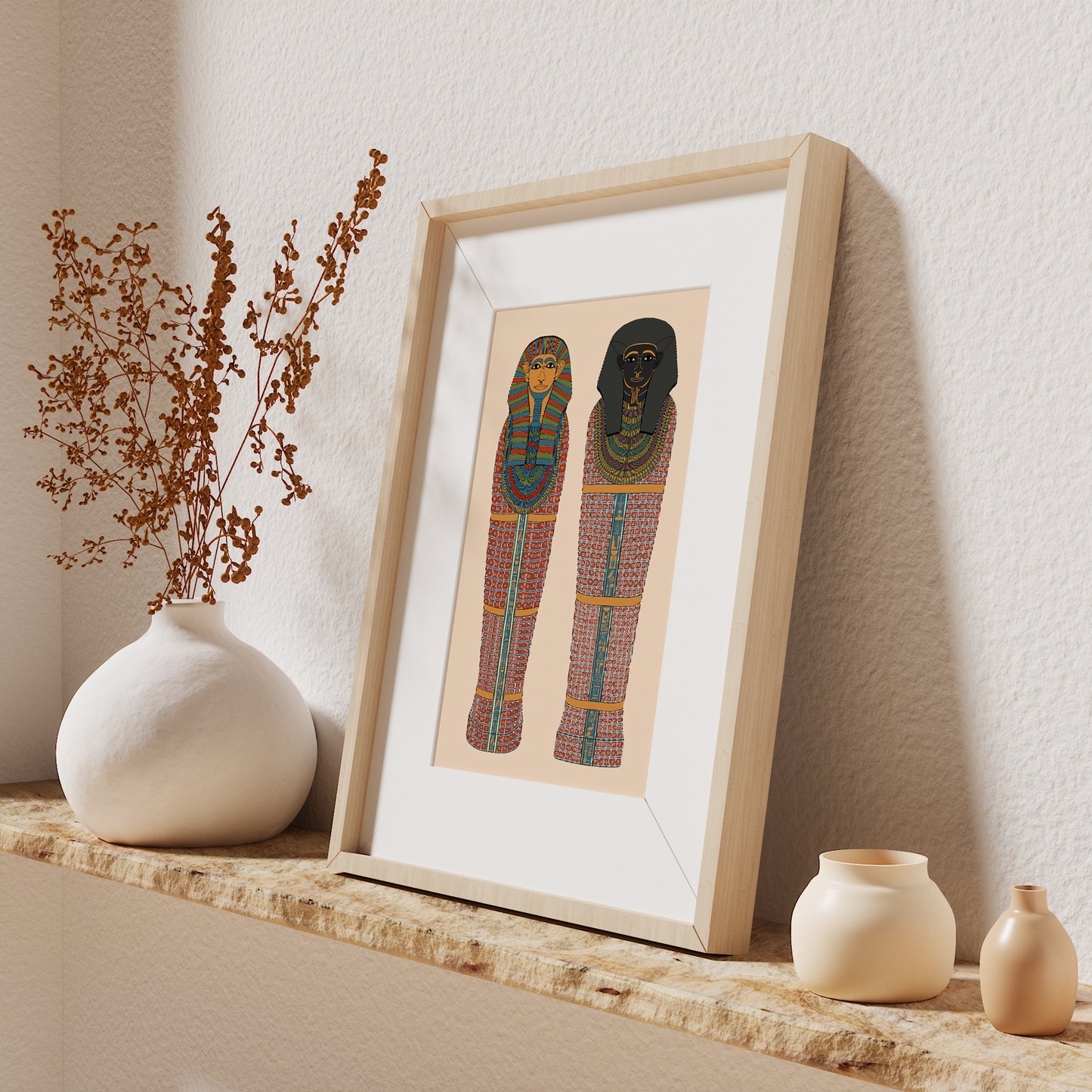 The Two Brothers: Khnumnakht and Nakhtankh Giclée Print