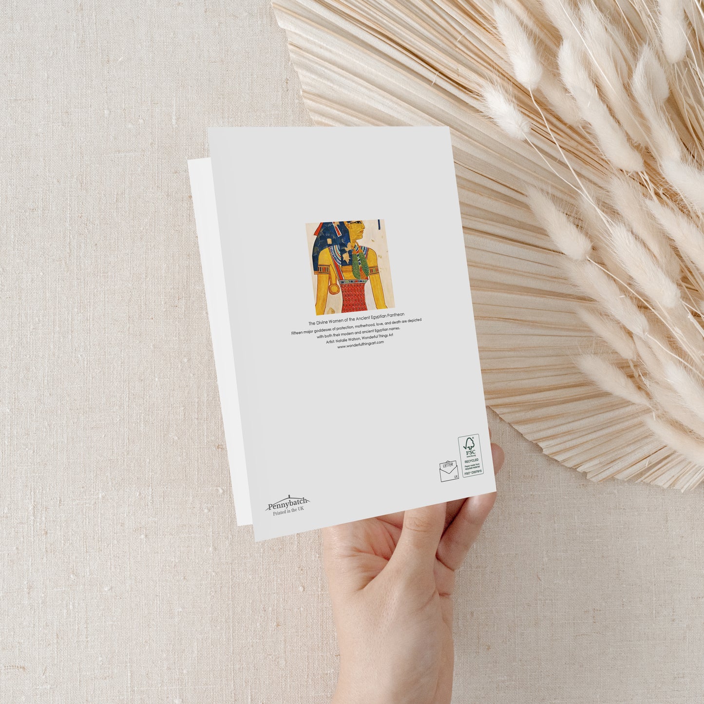 The Ancient Egyptian Goddesses Greeting Card