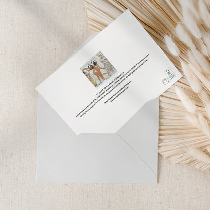 The Feast of Nebamun: Dancing in Celebration Greeting Card