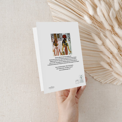 Queen Nefertari and Isis Greeting Card