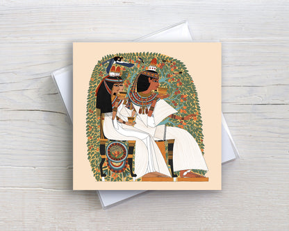 Userhat Beneath the Sycamore Tree Greeting Card