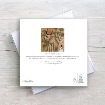 Hathor in the Mountains Greeting Card