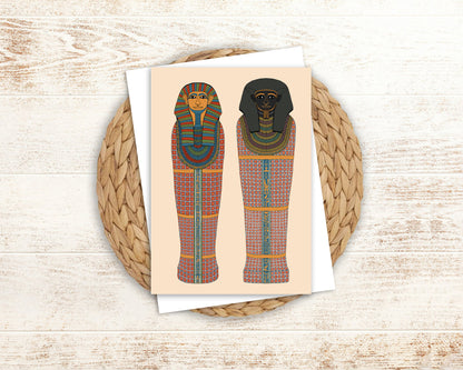 The Two Brothers: Khnumnakht and Nakhtankh Greeting Card